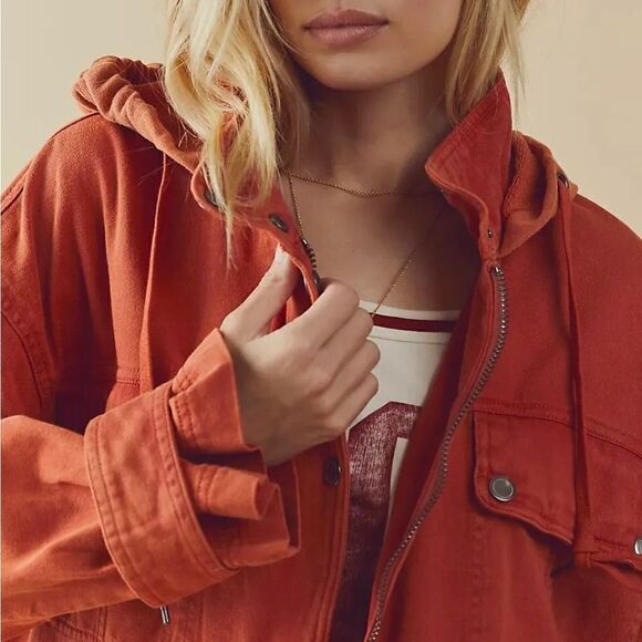 NEW FREE PEOPLE Nocturne
Oversized Parka Hooded Jacket
Spiced Brandy S
… - Picture 4 of 11